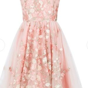 JessaKae Elegant Pink Floral Dress